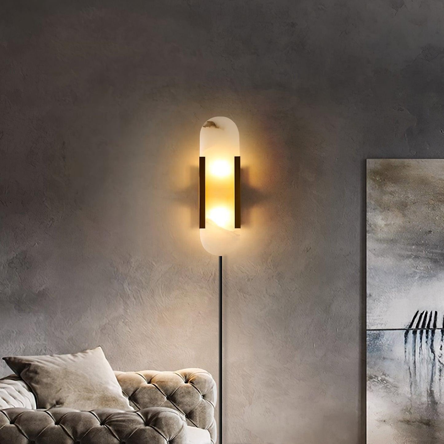 Melange Elongated Plug-in Lamp bracket Sconce