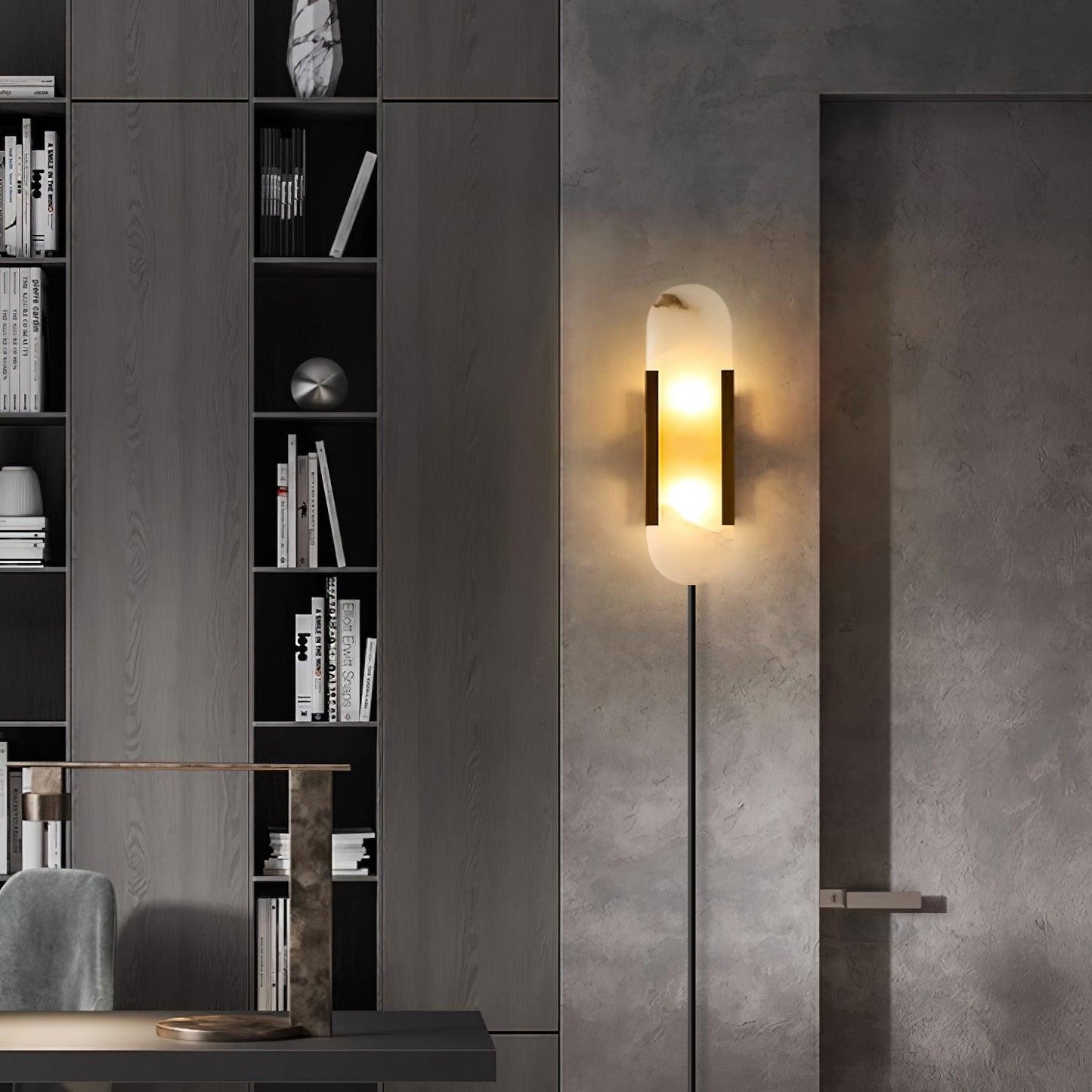 Melange Elongated Plug-in Lamp bracket Sconce