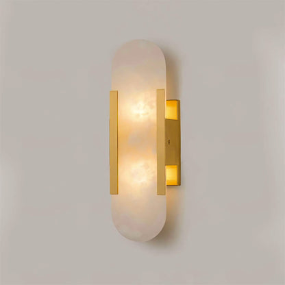 Melange Elongated Alabaster Wall sconce Wall Lamp