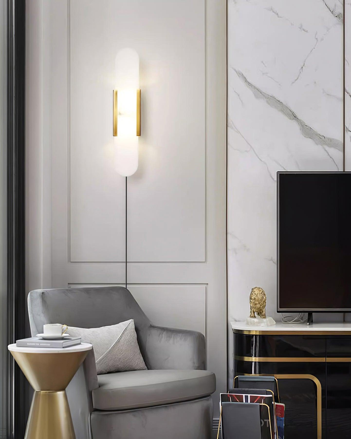 Melange Elongated Plug-in Lamp bracket Sconce