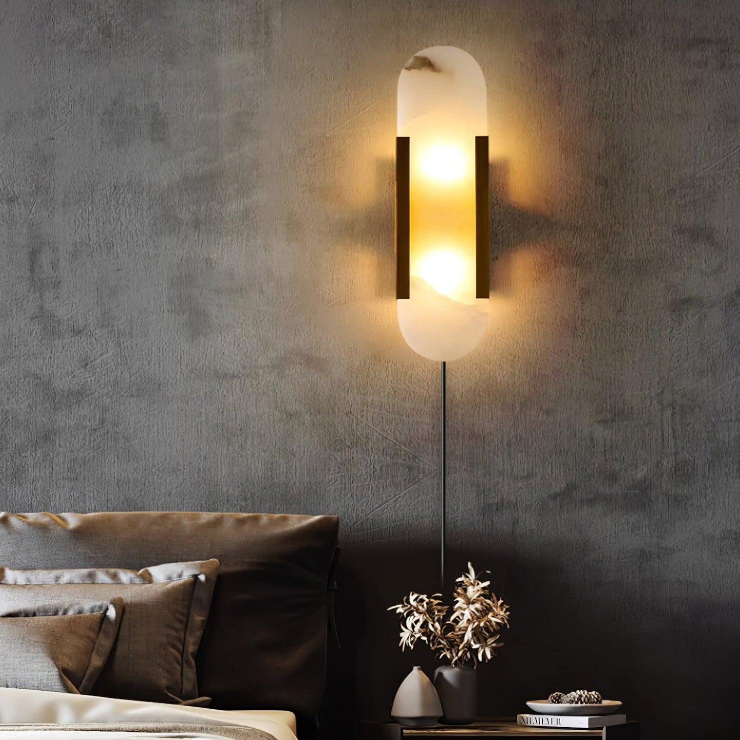 Melange Elongated Plug-in Lamp bracket Sconce