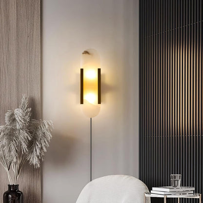 Melange Elongated Plug-in Lamp bracket Sconce