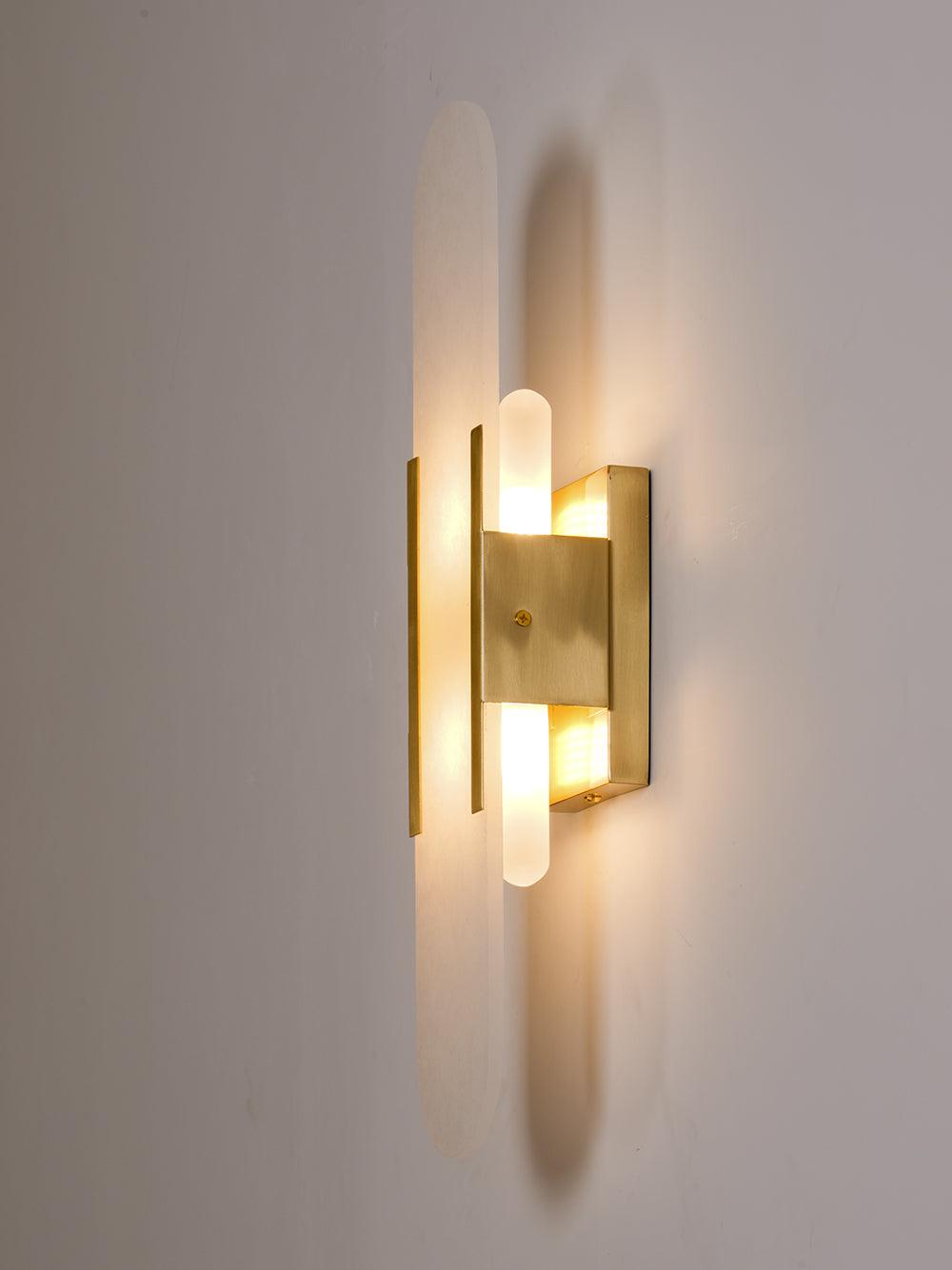 Melange Elongated Alabaster Wall sconce Wall Lamp