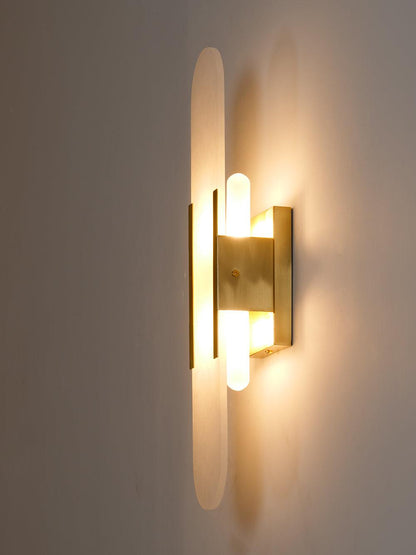 Melange Elongated Alabaster Wall sconce Wall Lamp