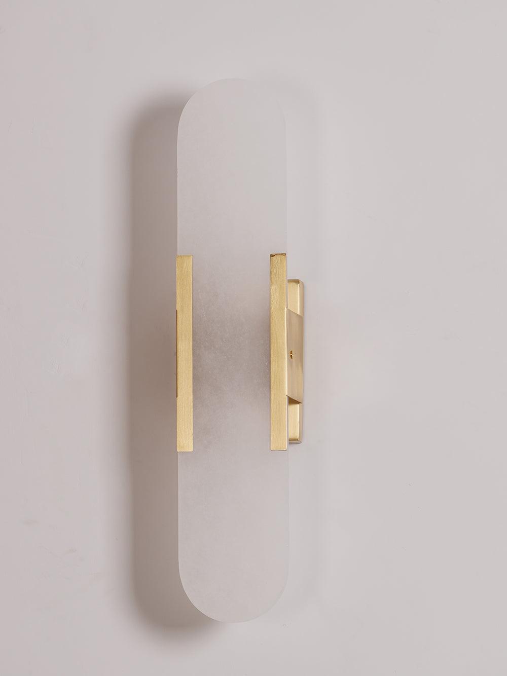 Melange Elongated Alabaster Wall sconce Wall Lamp