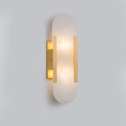 Melange Elongated Alabaster Wall sconce Wall Lamp