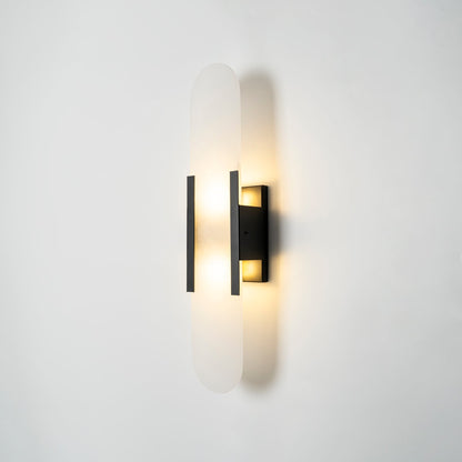 Melange Elongated Alabaster Wall sconce Wall Lamp