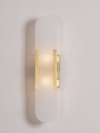 Melange Elongated Alabaster Wall sconce Wall Lamp