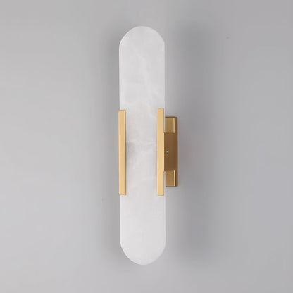 Melange Elongated Alabaster Wall sconce Wall Lamp