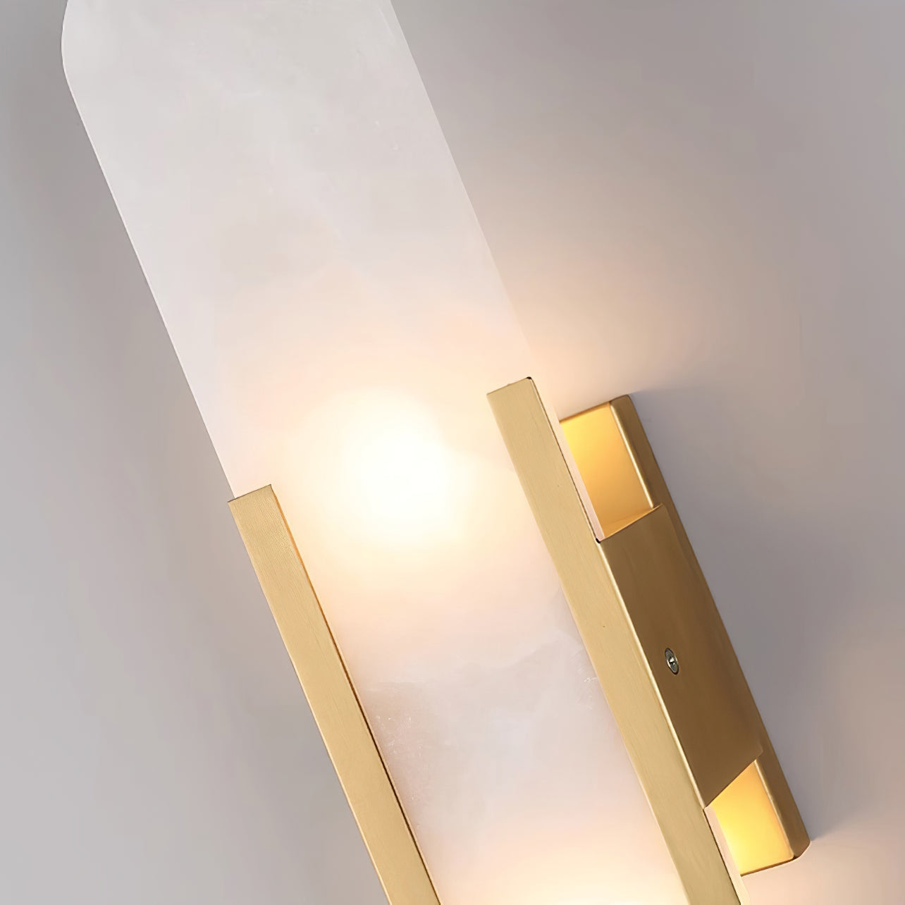 Melange Elongated Alabaster Wall sconce Wall Lamp