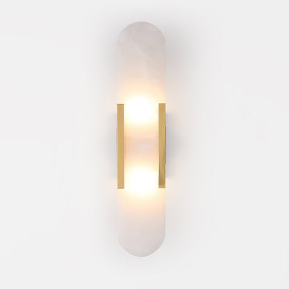 Melange Elongated Alabaster Wall sconce Wall Lamp