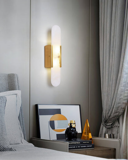 Melange Elongated Alabaster Wall sconce Wall Lamp