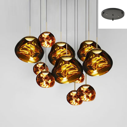 Multi Lava Round Houselight Pendant Lamp