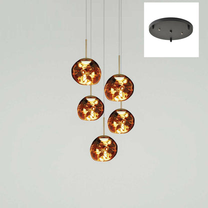 Multi Lava Round Houselight Pendant Lamp