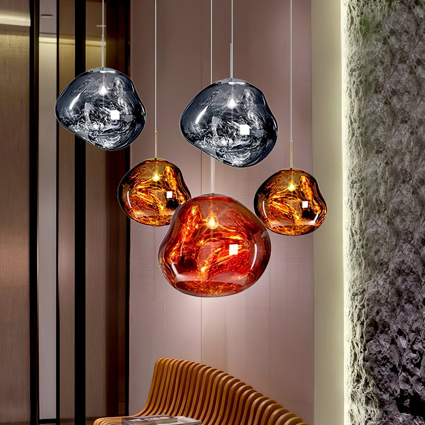 Multi Lava Round Houselight Pendant Lamp