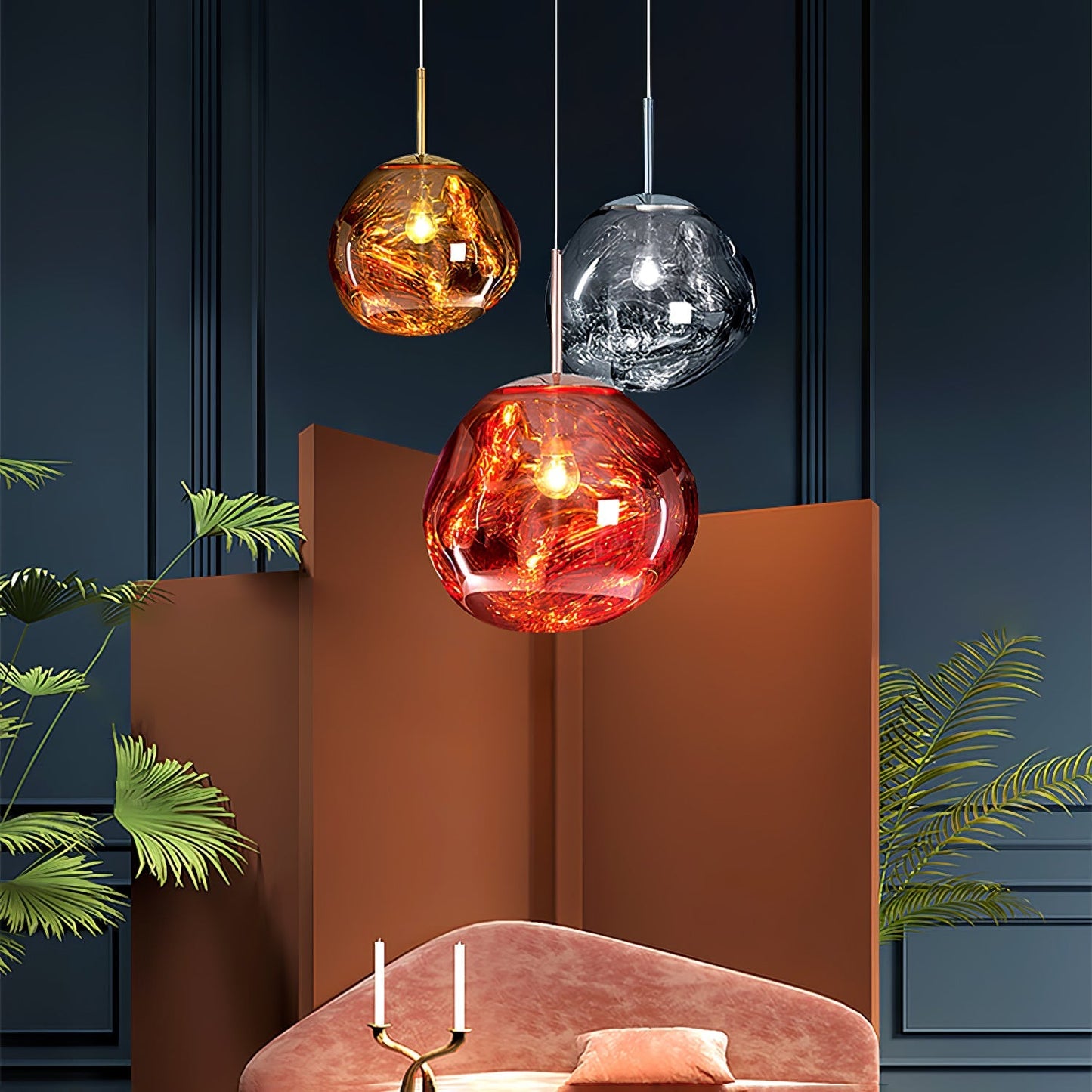 Multi Lava Round Houselight Pendant Lamp