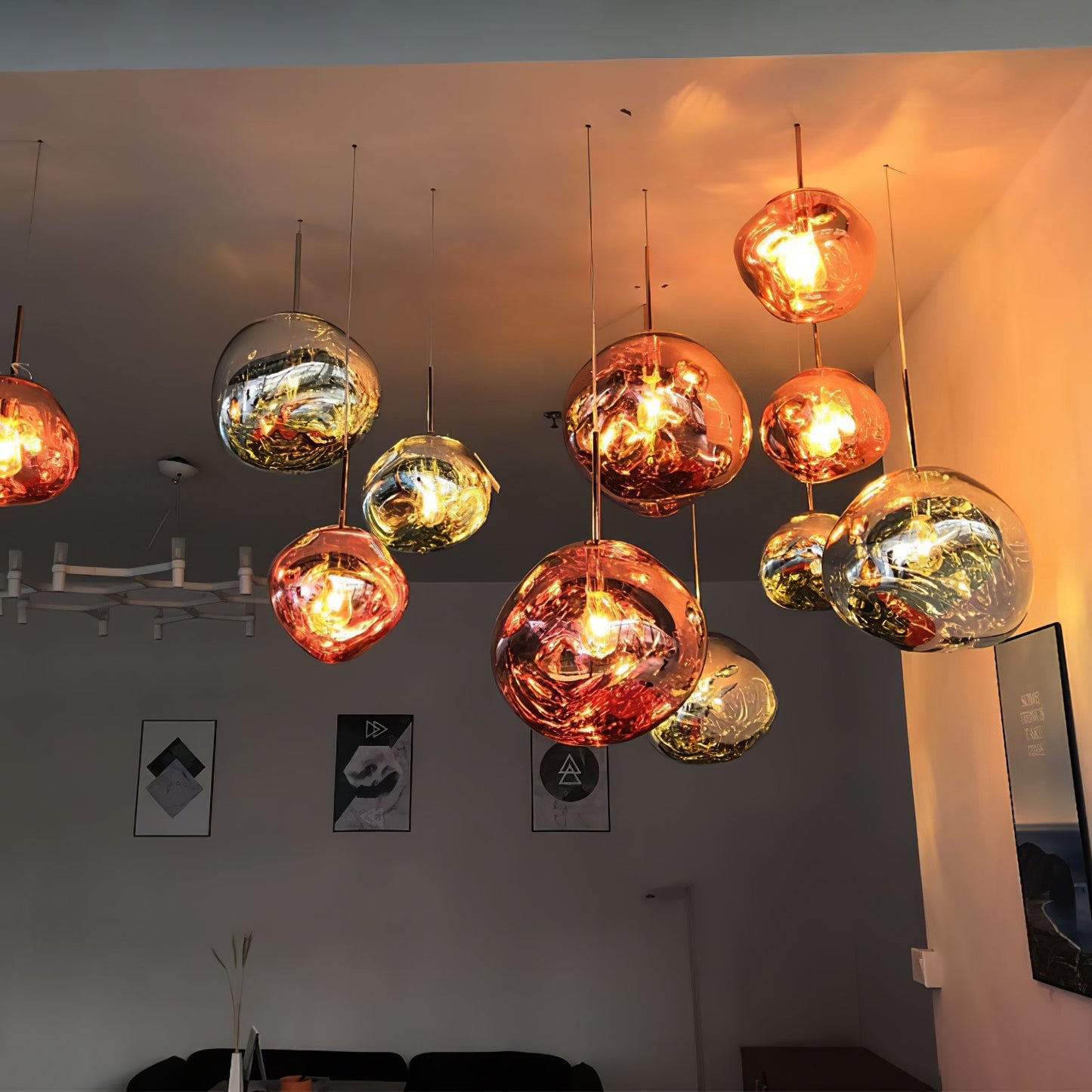 Multi Lava Round Houselight Pendant Lamp