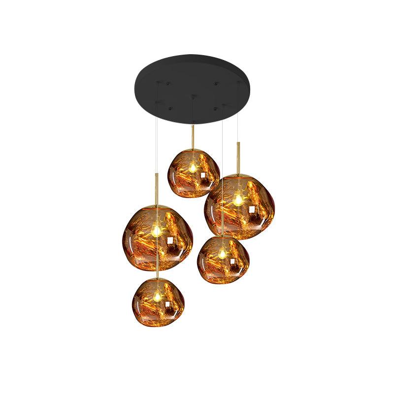 Multi Lava Round Houselight Pendant Lamp