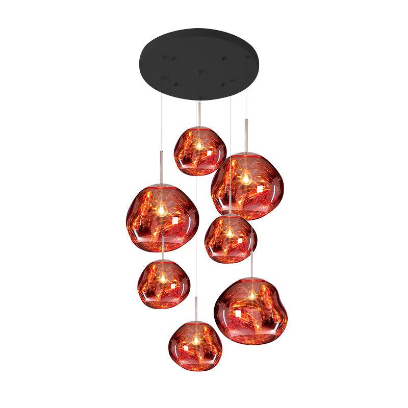 Multi Lava Round Houselight Pendant Lamp