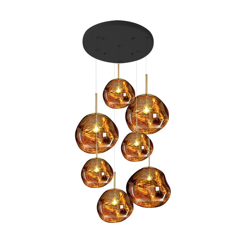 Multi Lava Round Houselight Pendant Lamp