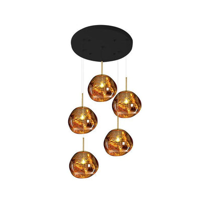 Multi Lava Round Houselight Pendant Lamp