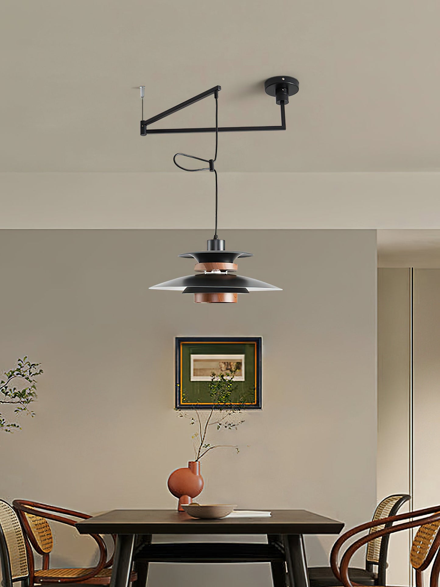 Mercero Swing Arm Houselight Pendant Lamp