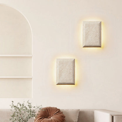 Mesa Glow Travertine Sconce