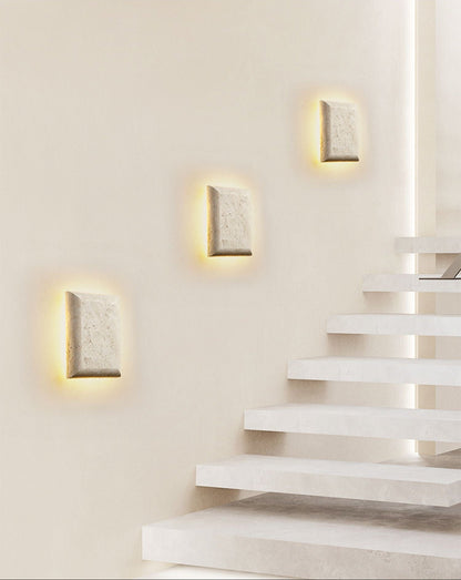 Mesa Glow Travertine Sconce