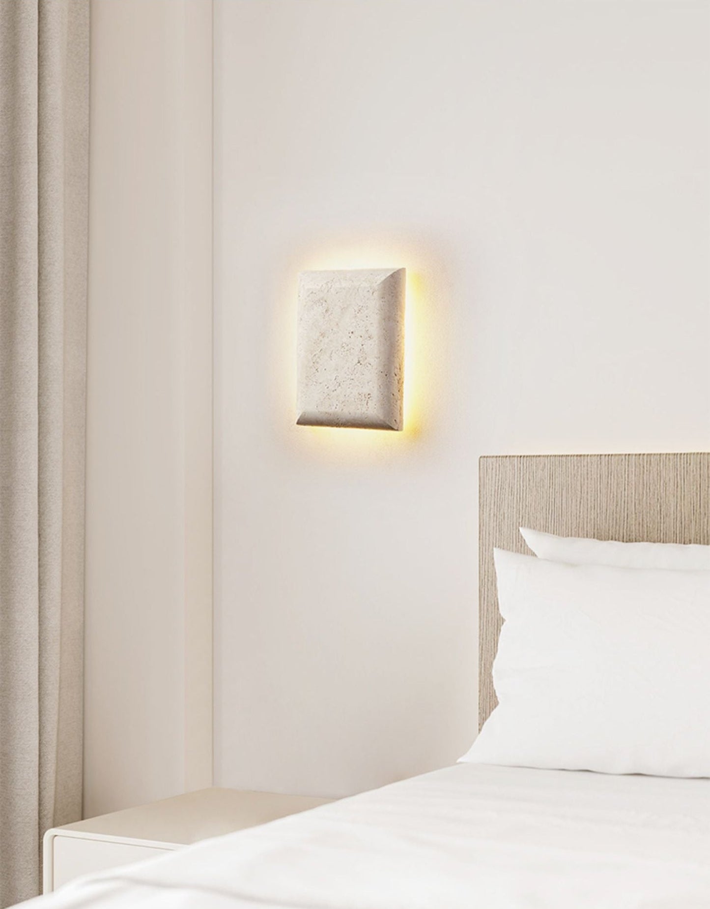 Mesa Glow Travertine Sconce
