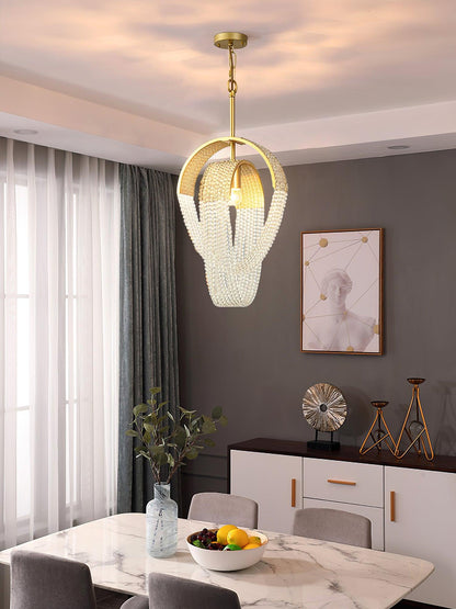 Mesh Crystal Crown Chandelier