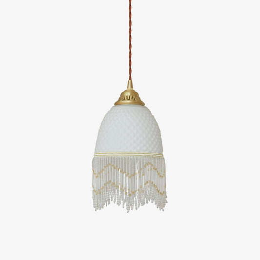 Mesh Tassel Glass Houselight Pendant Light