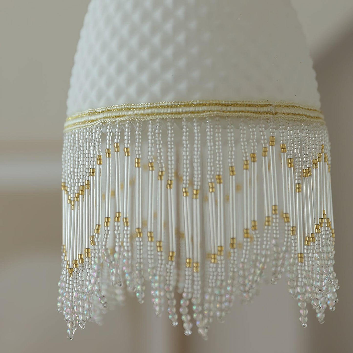 Mesh Tassel Glass Houselight Pendant Light