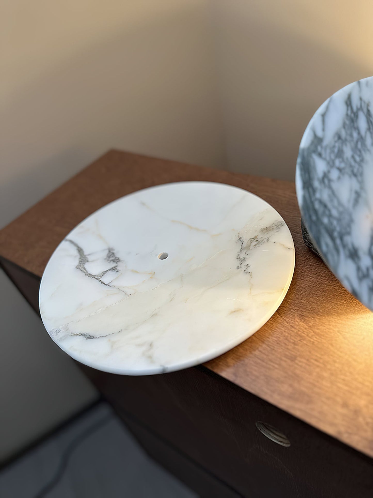 Messier Marble Rechargeable Wall light fixture Wall Lamp