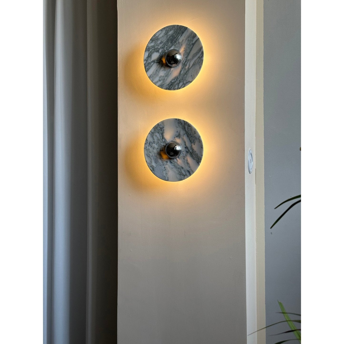 Messier Marble Rechargeable Wall light fixture Wall Lamp