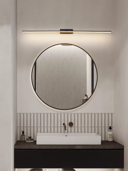 Metal Linear Mirror Sconce Wall Light