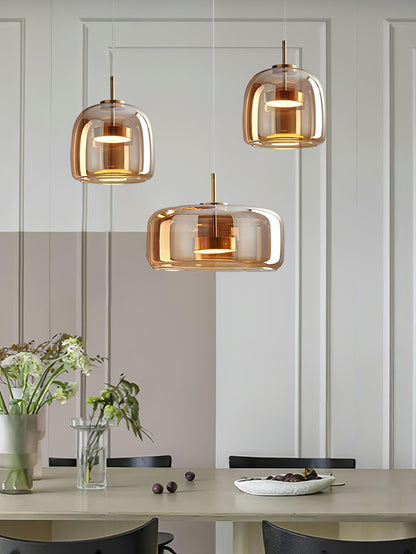 Metro Sphere Glass Hanging light Pendant Lamp