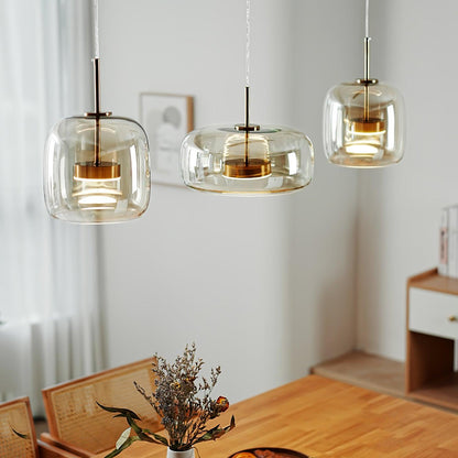 Metro Sphere Glass Hanging light Pendant Lamp