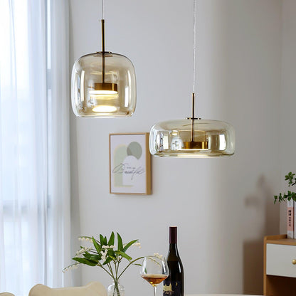 Metro Sphere Glass Hanging light Pendant Lamp