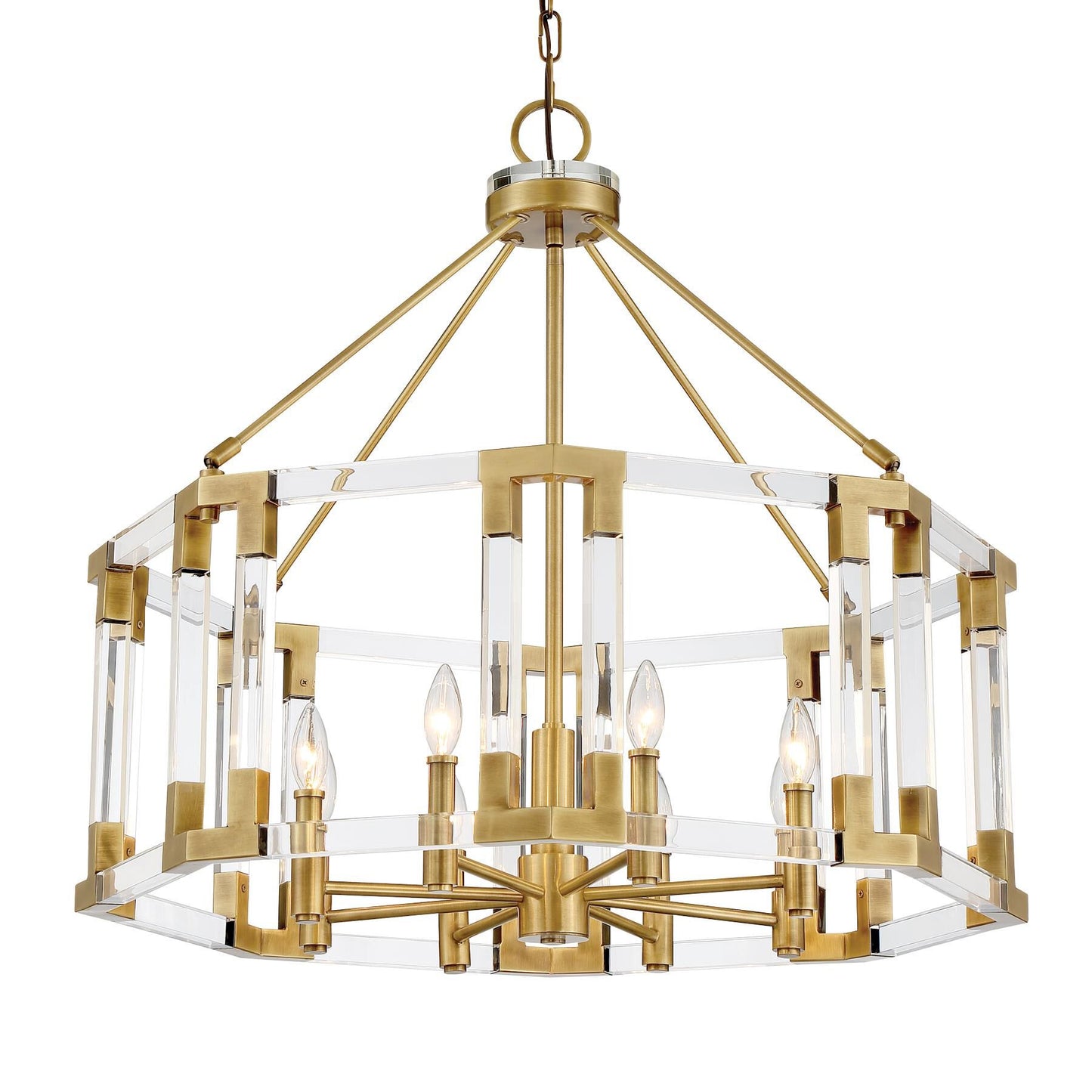 Metropolitan Lighting Prima Vista 31 Inch 8 Light Chandelier Cp741527