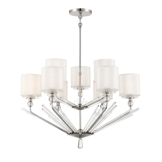 Metropolitan Lighting Robin Baron Sutton 24 Inch 8 Light Chandelier Cp741564