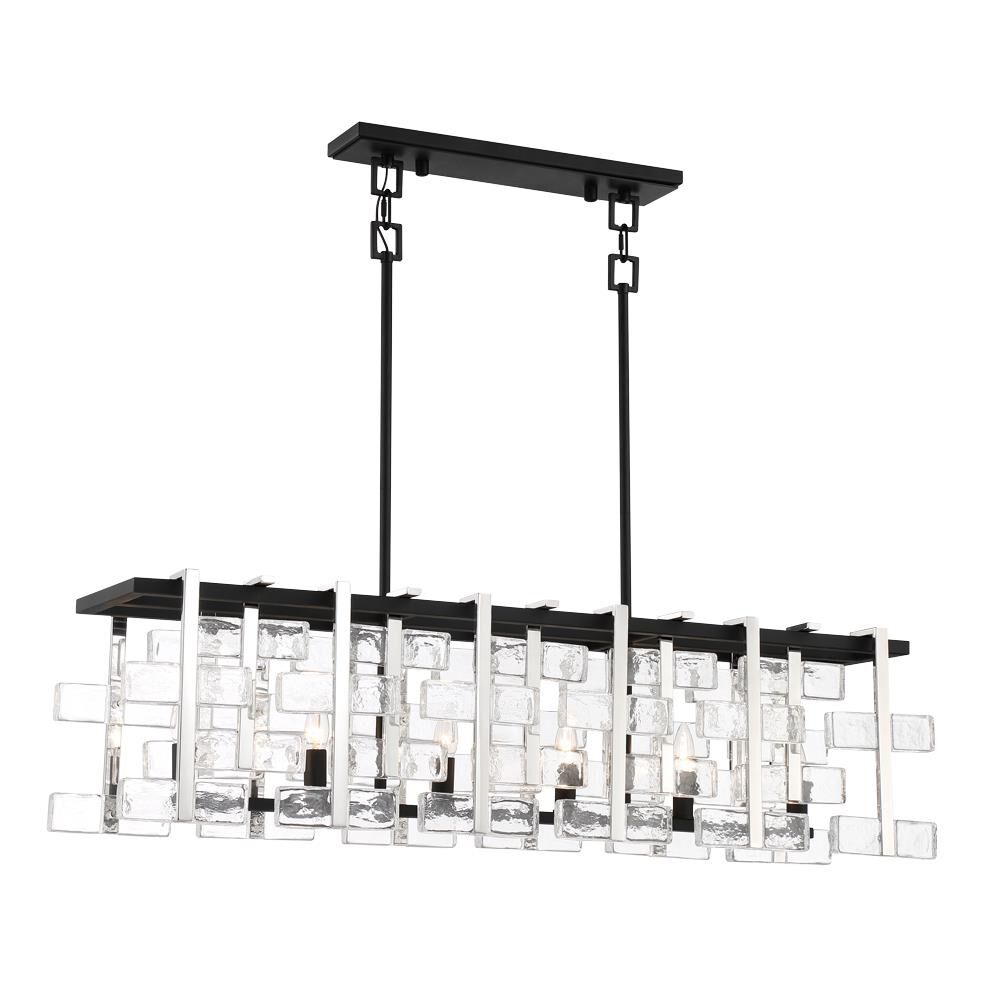 Metropolitan Lighting Painesdale 28 Inch 6 Light Linear Suspension Light Cp741555