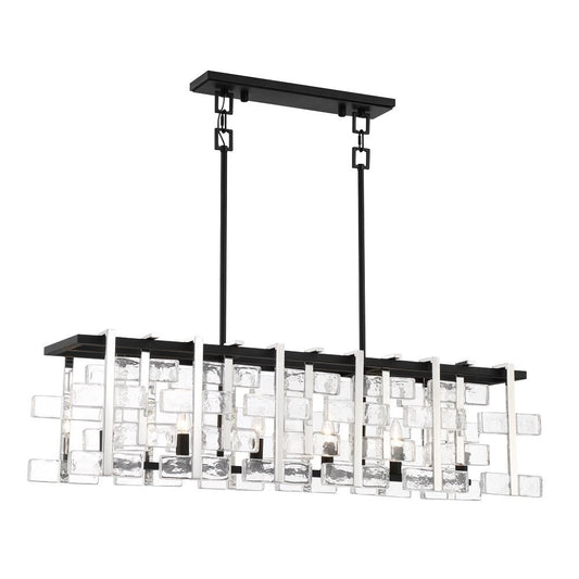 Metropolitan Lighting Painesdale 28 Inch 6 Light Linear Suspension Light Cp741555