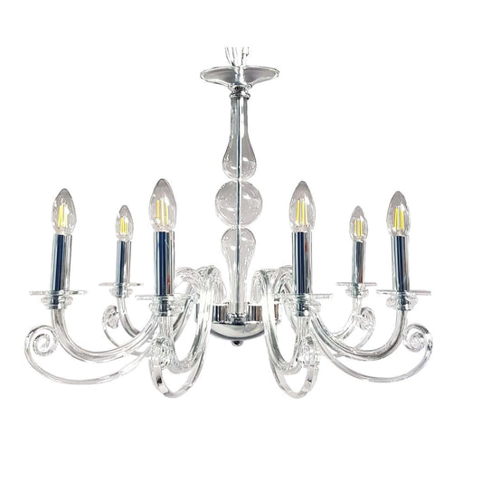 Metropolitan Lighting Eirene 27 Inch 6 Light Chandelier Cp768960