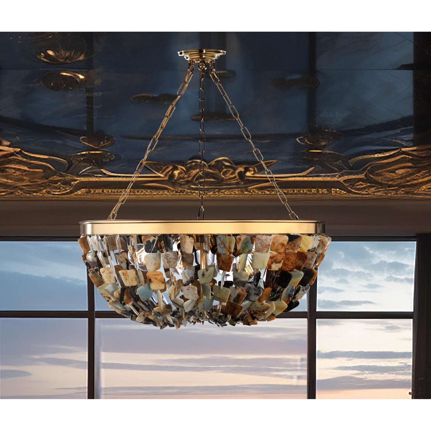 Metropolitan Lighting Flotsam 29 Inch Large Pendant Cp799638