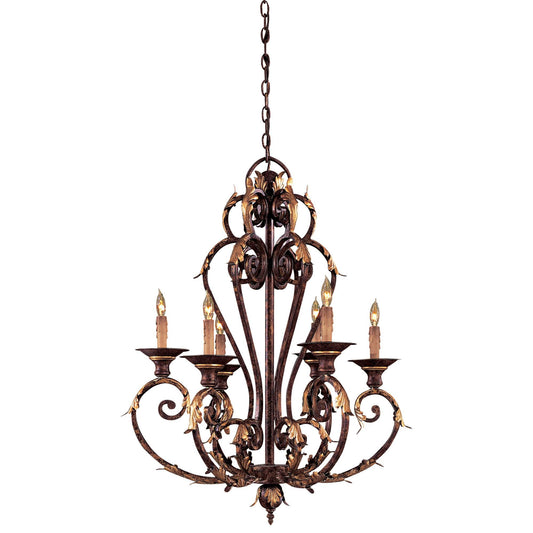 Metropolitan Lighting Zaragoza 27 Inch 6 Light Chandelier Cp158419