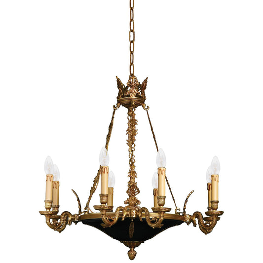 Metropolitan Lighting Vintage 28 Inch 8 Light Chandelier Cp158867