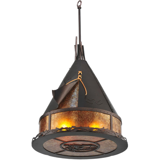 Meyda Lighting Teepee Athabasca 16 Inch Large Pendant Cp9388