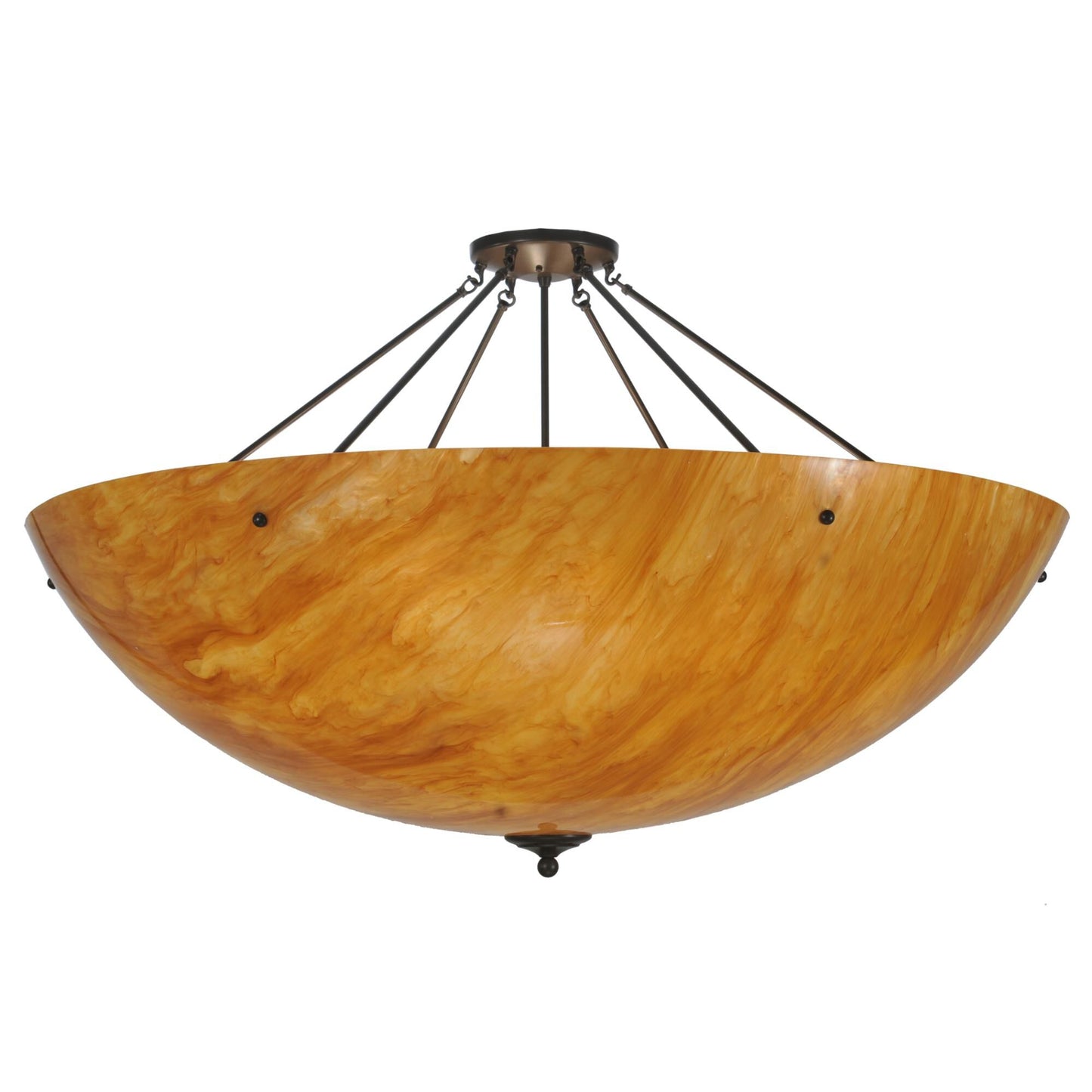 Meyda Lighting Madison 48 Inch 8 Light Semi Flush Mount Cp9465