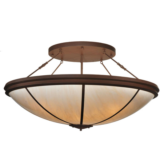 Meyda Lighting Commerce 72 Inch 8 Light Semi Flush Mount Cp9720