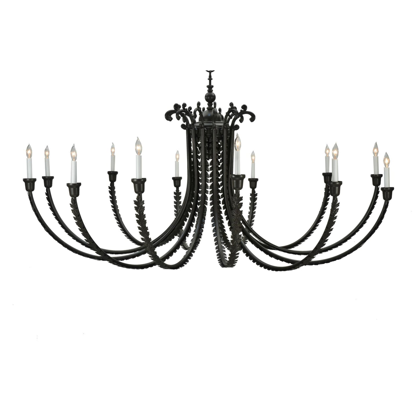 Meyda Lighting Oak Bough 80 Inch 12 Light Chandelier Cp10066